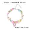 Bohemian Imitation Shell Gravel Beads Bracelet for Women Handmade Irregular Crush Stone Starfish Bracelet Summer Beach Jewelry