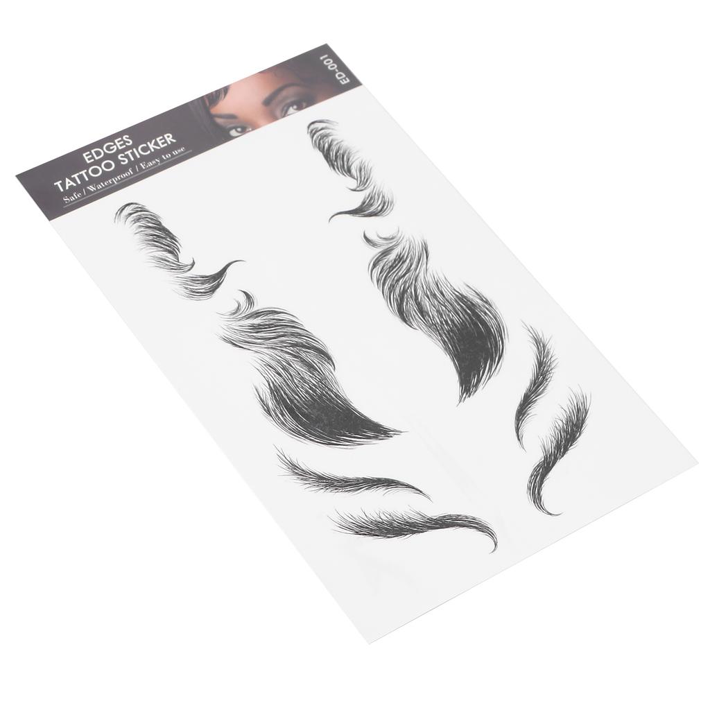 Women Edges Hairstyles Tattoo Hair Tattoo Sticker Edge Hair Waterproof Fake Hailine Sticker