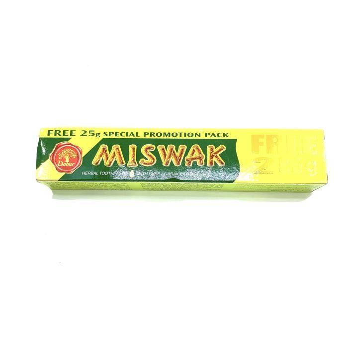 Dentifrice - GRIBOUILLE IMPORT - Miswak Dabur - 75 Grammes - Vegan - Pour Adultes