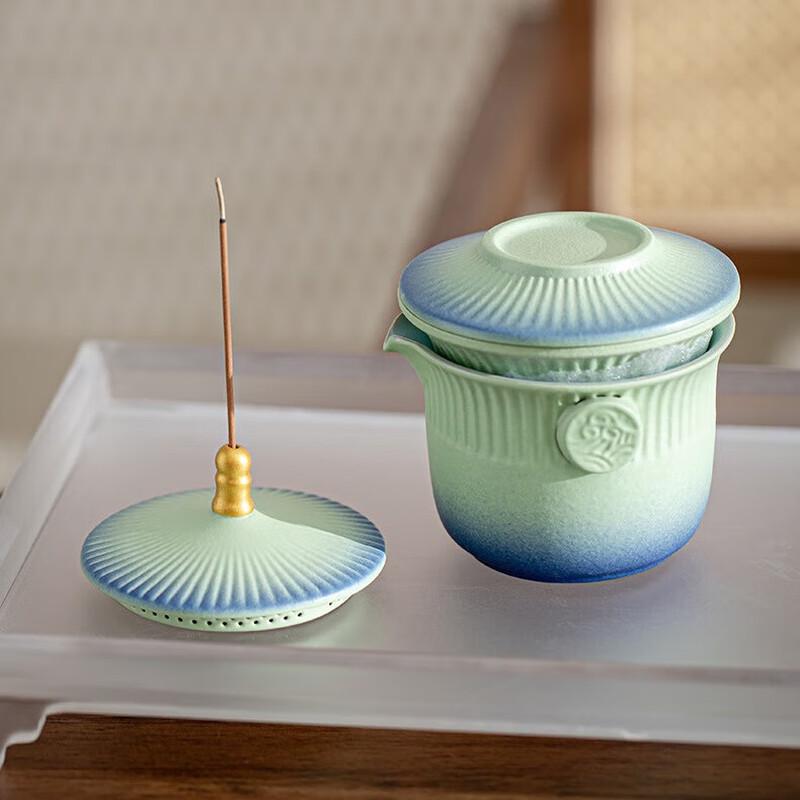 Baizi'en Palace Museum Cultural Ceramic Travel Tea Set