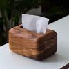 Beiyipin Premium Solid Walnut Tissue Box