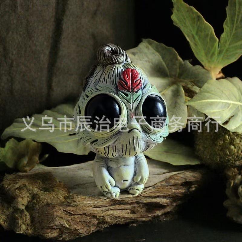 Funny alien elf doll fantasy creature ornament elf sculpture is suitable for home desktop decoration ornament
