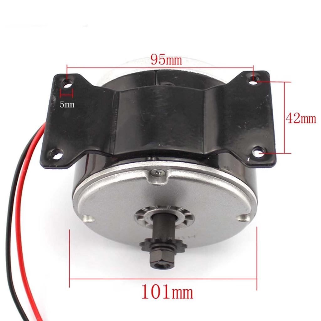 24V 250W 2750RPM DIY High-speed Brushed Motor for Electric Scooter