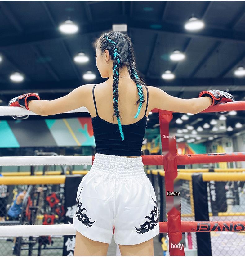 Anotherboxer Dětské Muay Thai Sanda Letní Tréninkové a Závodní Šortky