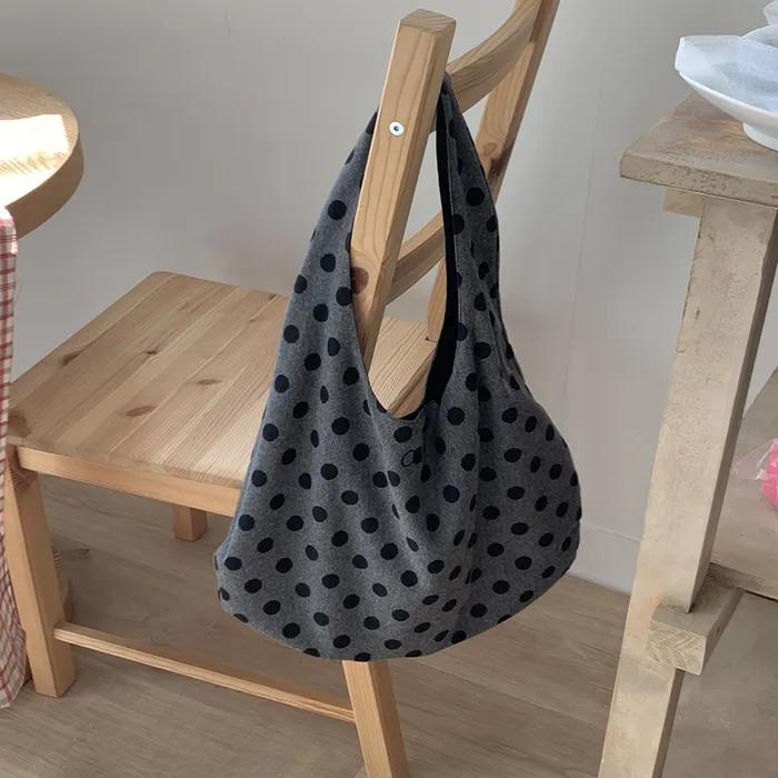 dot eco shoulder bag (grey)