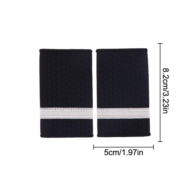 1Pair Clothing Decor Epaulettes Shirts Professional Pilots Uniform Epaulets Craft Shoulder Badges Garment Diy Accessories