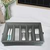 Flatware Storage Case Tableware Organizer Large Capacity Multifunction Utensil Holder