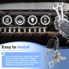 Upgraded Aluminum Alloy Tailgate Lock Cylinder with Keys for Nissan Frontier 2005-2021 Rear Trunk Liftgate Door Lock Cylinder Set Replace