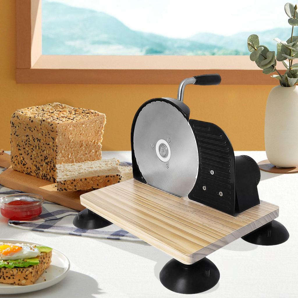 Bread Hand Crank Toast Cutting Homemade Evenly Compact Portable Easy to Use Baking Accessory