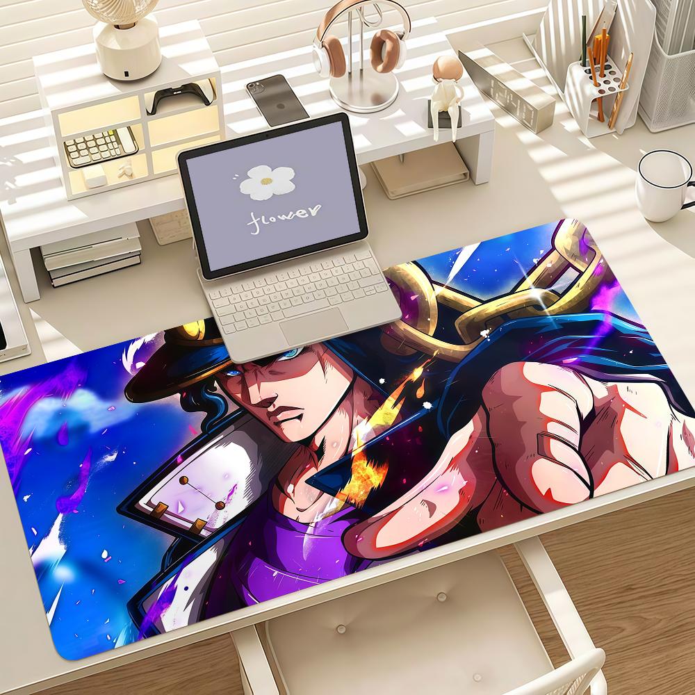 Anime J-JoJo Jolyne Cujoh Mouse Pad Anti Slip Rubber Edge Locked Thickened Laptop Gaming Desk Mat