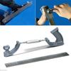 14" Adjustable Frame Milled Tooth Files Holder Dent Repair Kits Car Body Polisher Metal Panel Polishing Curved Steel File Tools