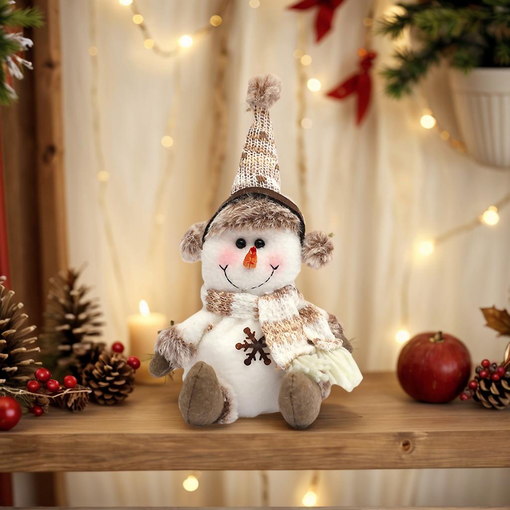 Gnome Figurine Ornaments Tall Leg Reindeer Ornament Indoor Tabletop Decor for Christmas Holiday Decoration