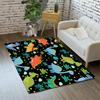 Cartoon dinosaur carpet children's room bedside soft non-slip floor mat game crawling floor mat home decoration carpet door mat