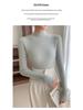 Women's Slim-Fit Cashmere Ribbed Mock Neck Sweater