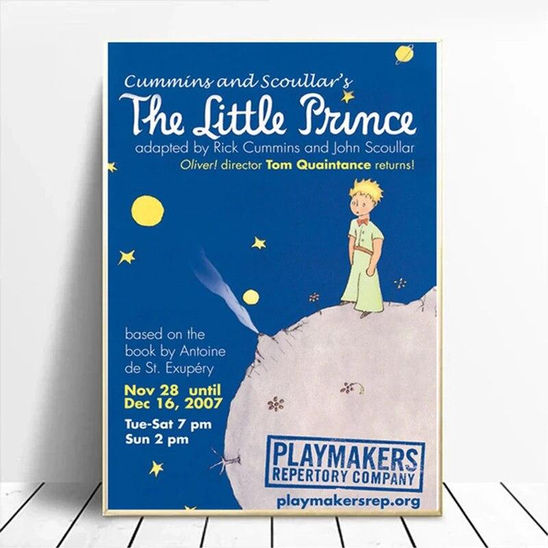Peinture sur toile du petit Prince, histoire de légende, illustration murale imprimée et images, affiche de Style, chambre d'enfant, décoration de la maison