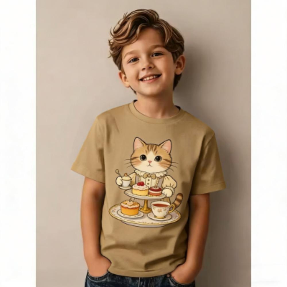 Summer Fun Cartoon 67 Six Seven Print Men's T-Shirts Fashion Street Short-Sleeve Outdoor Casual Tops for Men's and Women's Tees Top