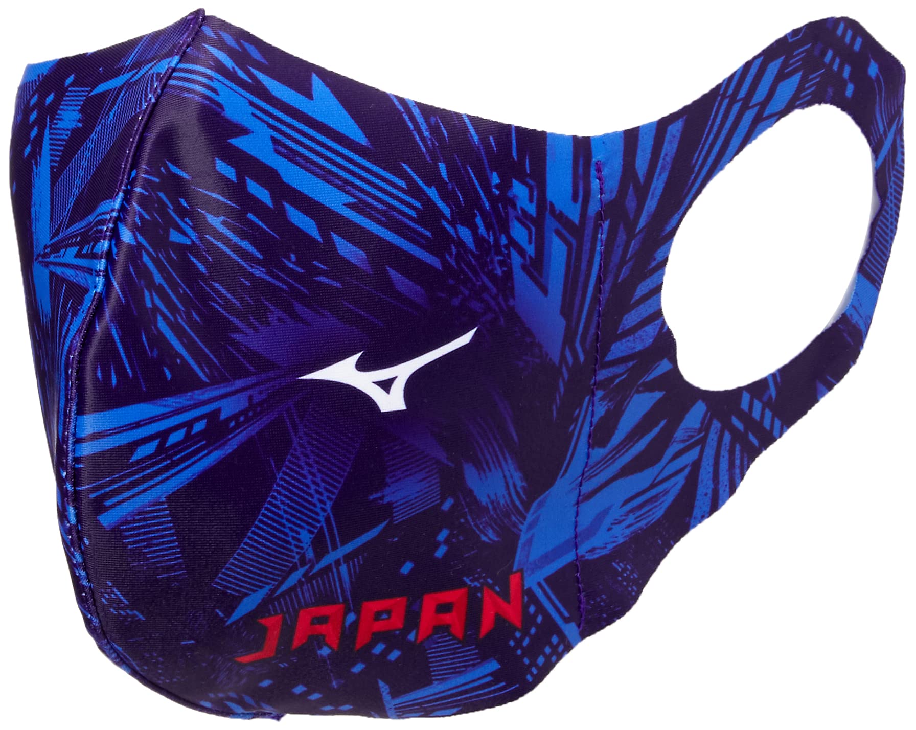 

Mizuno JAPAN Logo Mouth Japan National Team Support Diversity Design Small Cover, Goods, Mask, C2JY1192, Blue, синий