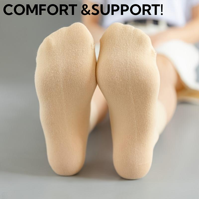 5 Paar Damen Socken ohne Bündchen - Weiche, dehnbare Mischung, Ideal für Senioren & Schwangere, Perfektes Geschenk