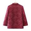 Grandma's Retro Embroidered Cotton Tang Suit Jacket for Elderly Women with Velvet Lining and Frog Buttons