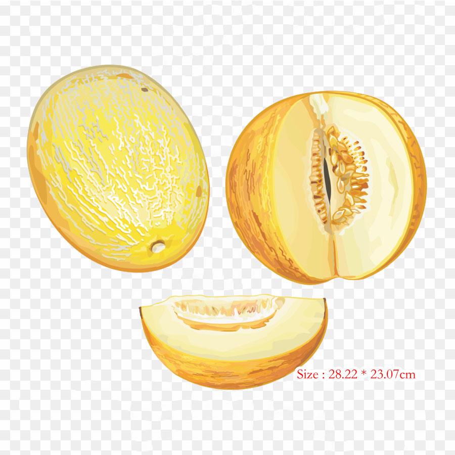 Fruits And Vegetable Vegetable Pumpkin Iron On Heat Transfer Printing Vinyl Patches Sticker for Clothes DIY Appliques Washable Patches