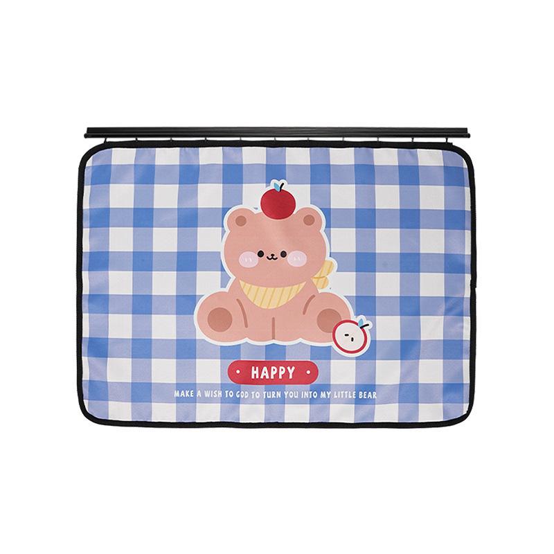 Cartoon Summer Car Sunshade: Cute Heat-Insulating Blackout Curtains for Baby's Side Window Protection