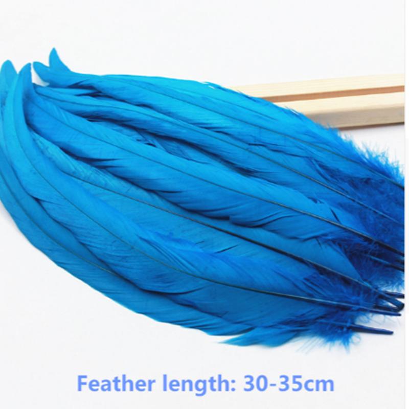 10Pcs/Lot Natural Rooster Tail Feathers 30-35Cm 12-14" Pheasant Feathers For Crafts Wedding Decoration Diy Clothes Plumas