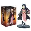 Demon Slayer Kimetsu No Yaiba Action Figure Set - Kamado Tanjirou with Sword Agatsuma Zenitsu And Nezuko as Warrior PVC Model To
