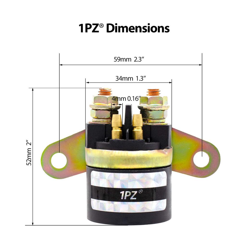 1PZ JPS-UK1 Starter Relay Durable Suzuki GZ125HS Bandit 250 GN125 GSX250S GSX400S Goose 350 Motorcycle Parts Replacement