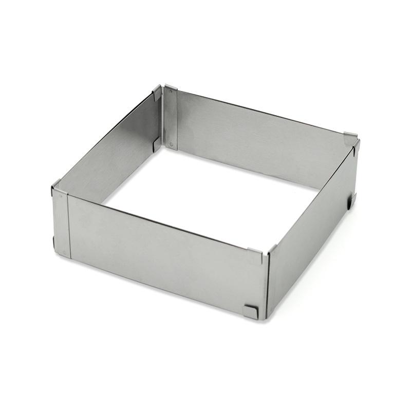 Stainless Steel Adjustable Telescopic Rectangular Mousse Cake Mold