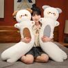Kawaii Puppy Dog Doll Plush Toy Long Soft Texture Fluffy Doggy Cartoon Animal Like Real Home Decor Support Pillow Chirstmas Gifts