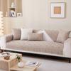 Chenille Jacquard Sofa Cover Anti Slip Solid Color Sofa Towel Decoration Home Furnishing Universal for All Seasons Sofa Cushion