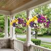 Simulated Flower Basket Decoration Flower Basket Spring Simulated Flower Decoration