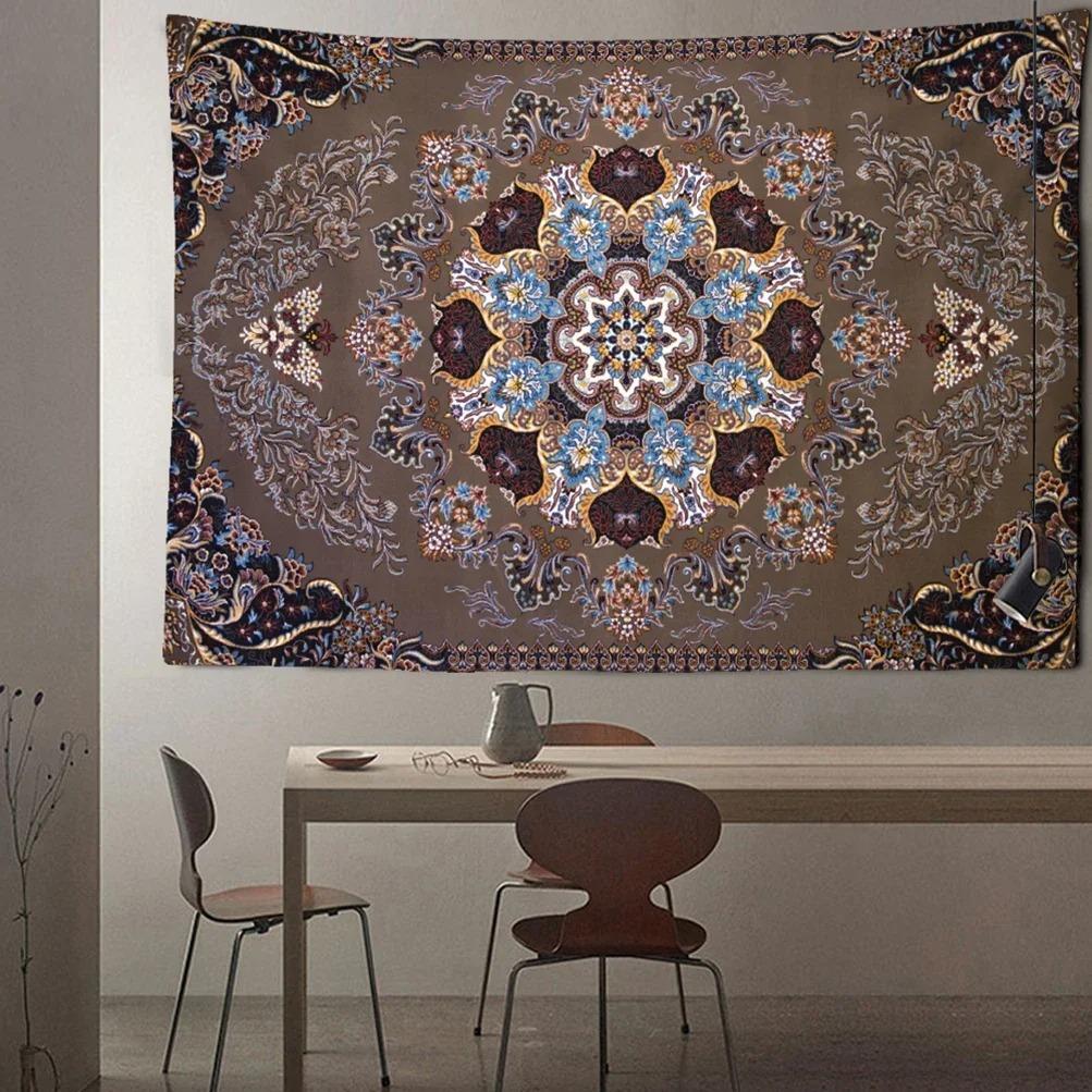 Bohemian Style Hippie Tapizzie Art Aesthetic Living Room Home Decor Vintage Illustration Tapestry Wall Hanging
