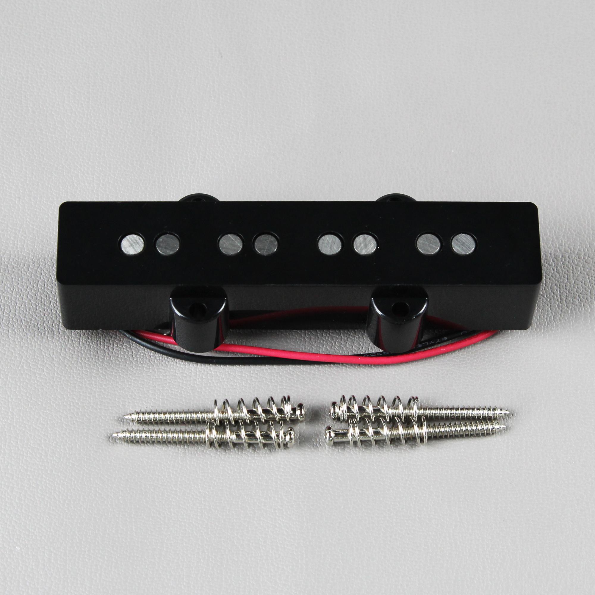FLEOR 1pcs Alnico 5 Open Style JB Bass Pickup Neck / Bridge Pickup for 4 String Electric Bass Guitar Parts