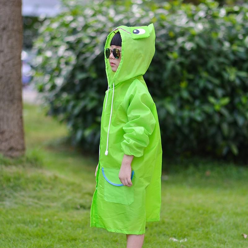 Kids Cartoon Raincoat Korean Children's Rain Gear Cute Baby Poncho Household Goods Playground Songkran Festival Rainwear
