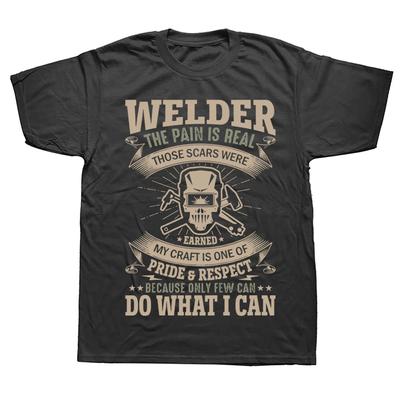Novelty Awesome Welder Welding Craft T Shirts Graphic Streetwear Short Sleeve Birthday Gifts Summer Style Tshirt Mens Clothing