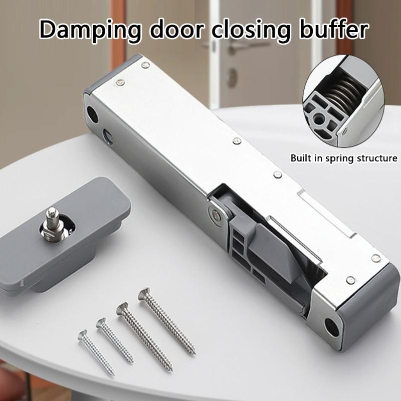 quiet Door Closer with Anti Pinch designing Door Closer for Child & Pet Safety Adjustable Speed for Home or Office Use