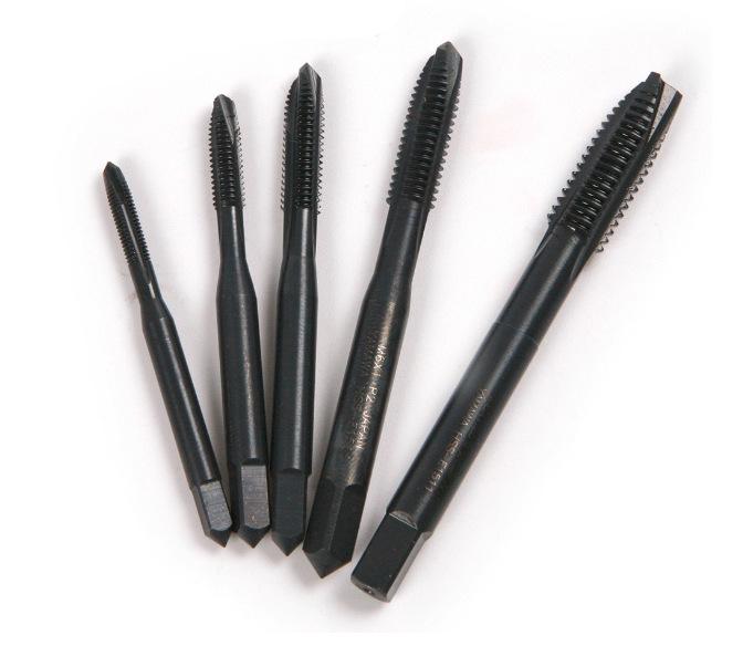 Titanium-Plated Spiral Flute Machine Tap Set M2-M20