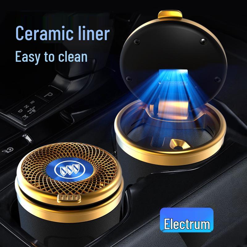 Buick Car Ashtray - Compatible with Regal, LaCrosse, Excelle, Encore, Verano, GL8, Encore GX, Envision, GL6.
