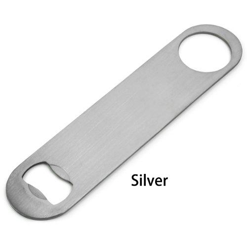 

Heavy Duty Stainless Steel Flat Bottle Opener, Beer Bottle Opener,Speed Openers for Kitchen,Bar, Bar accessories