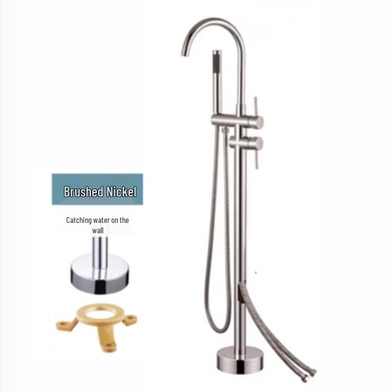TLXT Floor-Standing Bathtub Faucet with Shower Set
