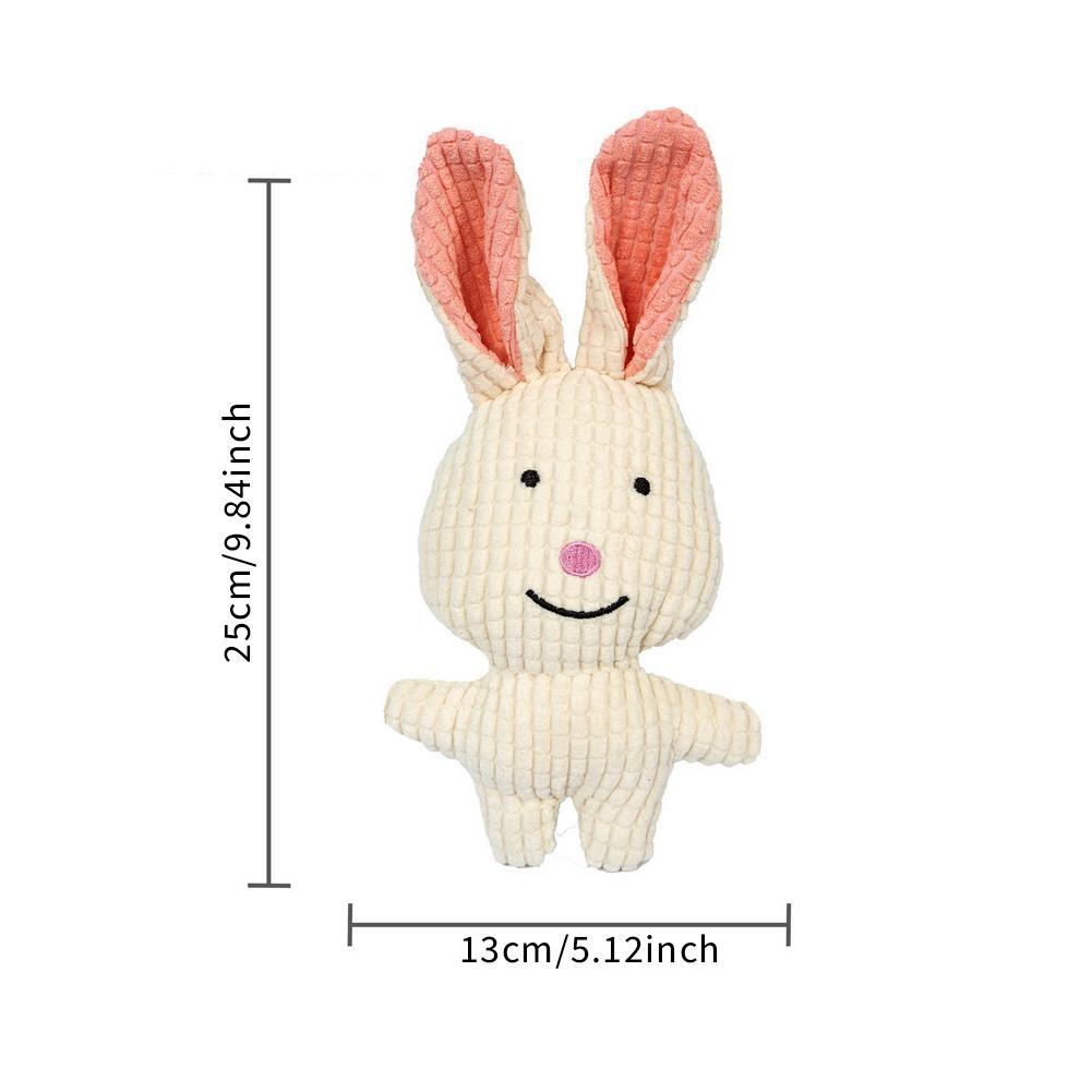 Pet Dog Squeaky Toys Animals Shapes Squeaky Plush Chew Toys for Small Medium Large Dogs