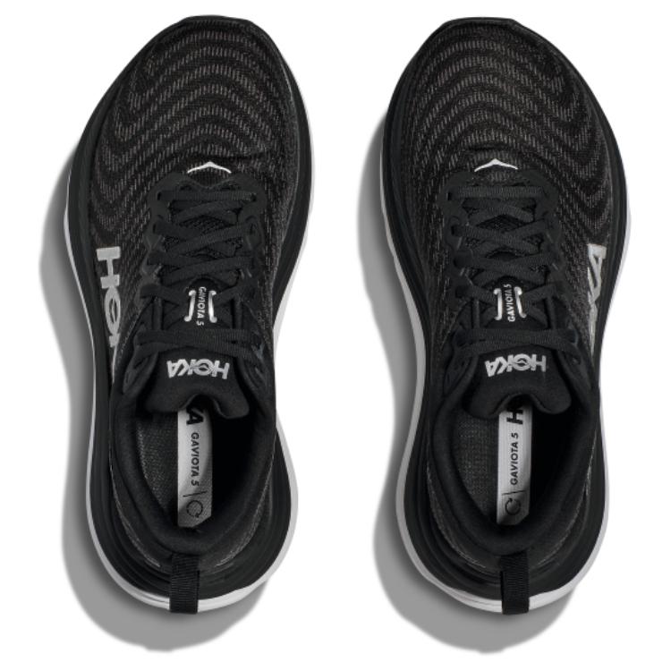 HOKA Gaviota 5 Zwart Wit Dames Sneakers 1134235-BWHT