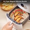 Magnetic Silicone Airfryer Holder Fixing Buckle High Temp Reusable Air Fryer Iron Basket Liner Buckle for Parchment Paper