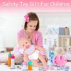 Baby Doll Accessories Feeding & Caring Set Set with Bottle Sippy Cup Pacifier Dinner Plate  Pretend Play for Kids Toddlers Girls