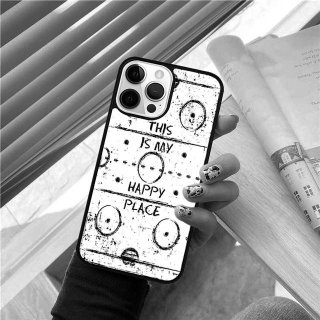 Ice Hockey Rink Phone Case For iPhone 17 Air 15 16 Cover 14 13 Pro Max 12 11 Pro Max Max Plus Coque Shell
