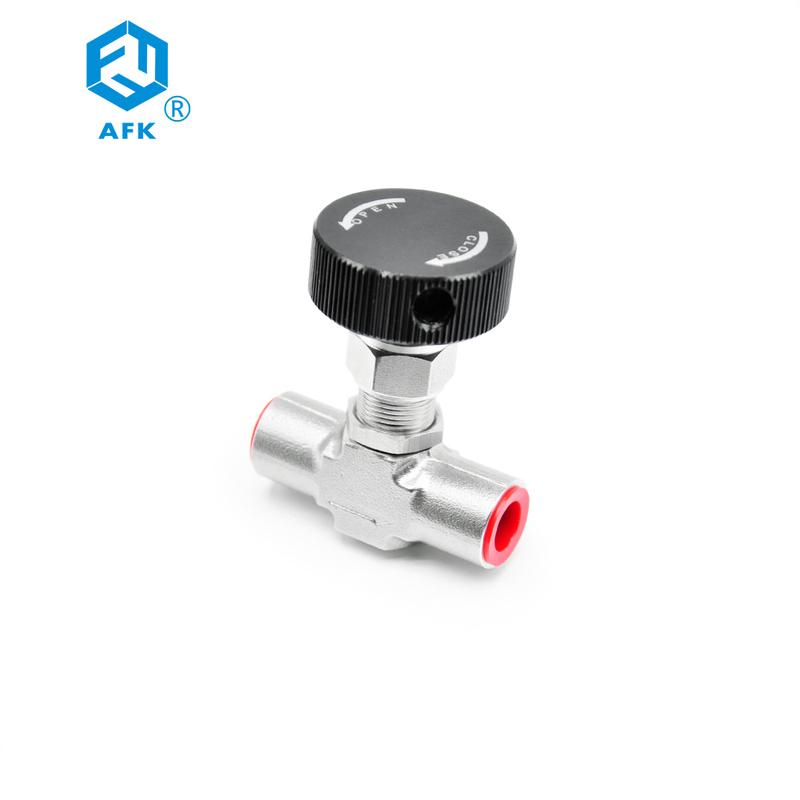 6000PSI Mini Air Needle Valve Stainless Steel Gas NPT Female On/Off 1/8", 1/4", 3/8", 1/2", 3/4"
