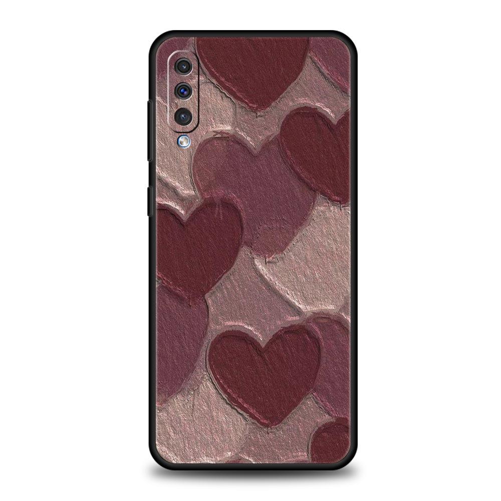 love flower Art Phone Case For Samsung A24 A12 A14 A32 A50 A70 A20E A20S A10S A22 A30 A40 A34 A54 A42 A52 5G A02S A04s Cover