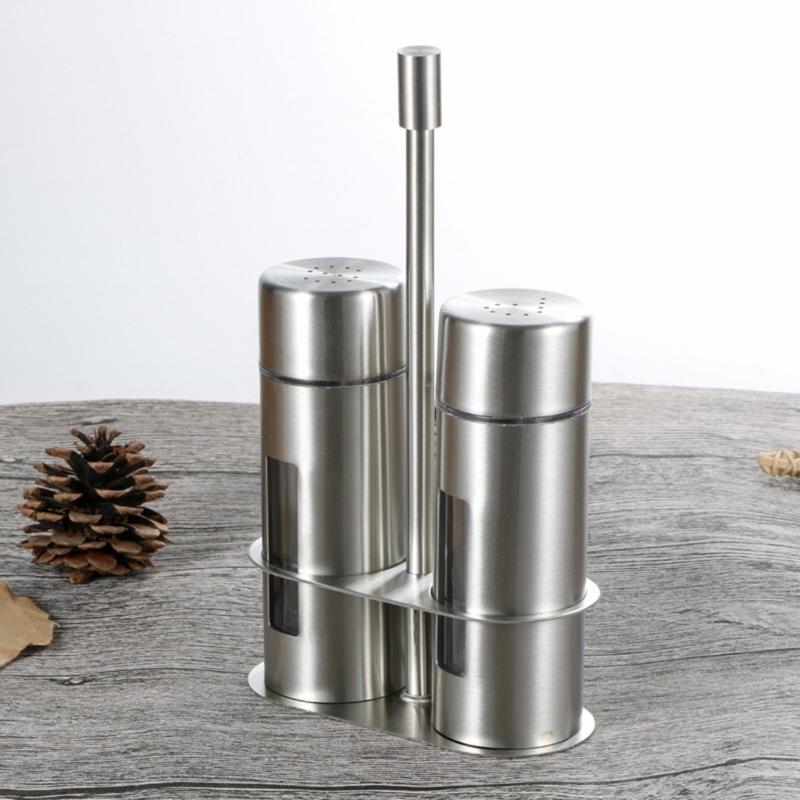 Durable 304 Steel Spices Container Feature Precise Pouring Control And Seal Lid For Seasoning Organization