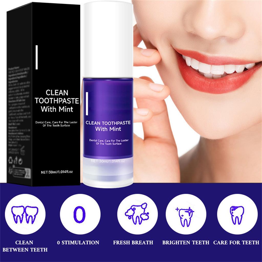 Purple Whitening Toothpaste  Purple Toothpaste Whitening For Teeth Whitening 30ml